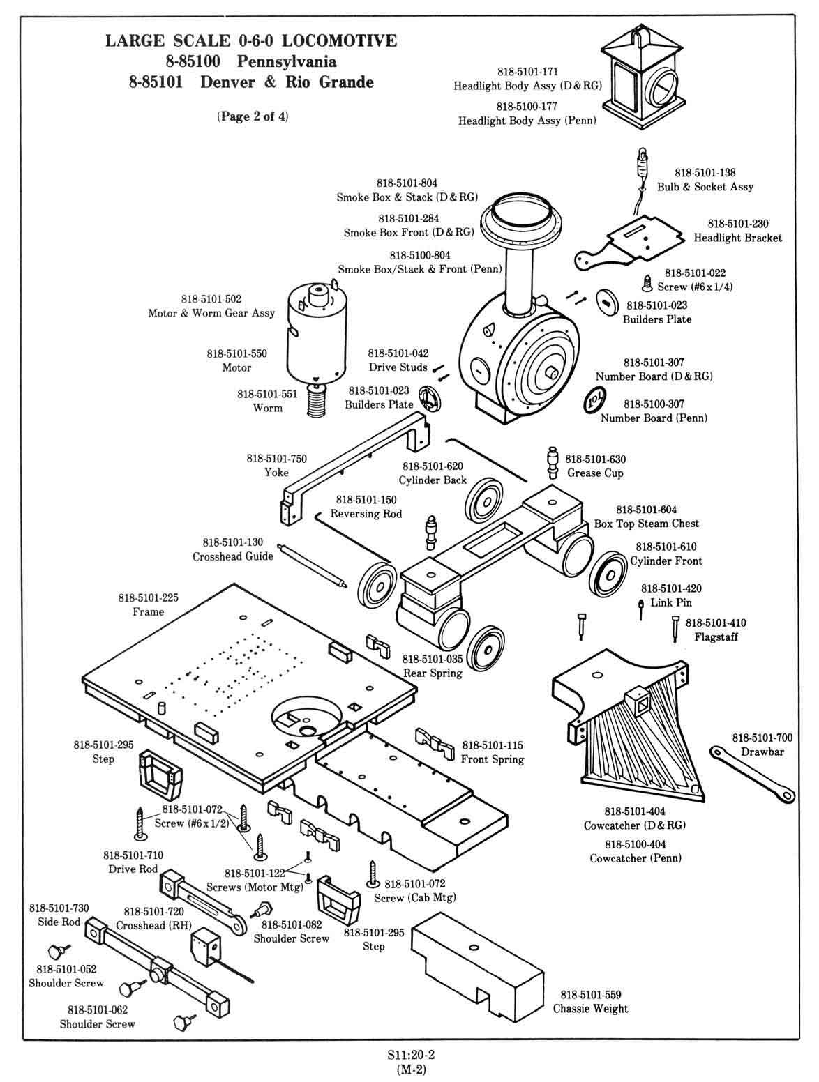 Lionel Trains Parts Schematics